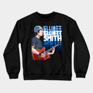 Elliott Smith Art Crewneck Sweatshirt